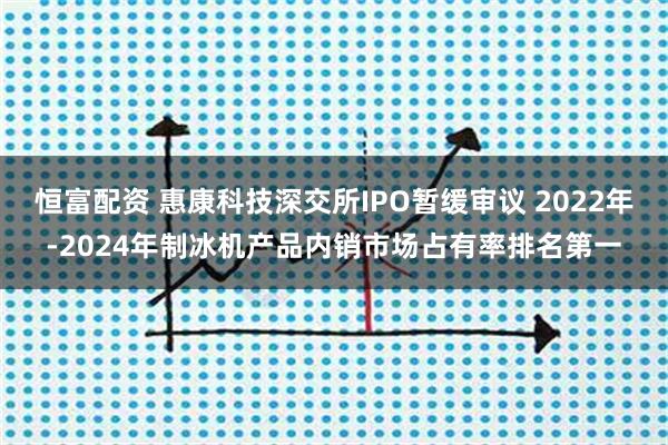 恒富配资 惠康科技深交所IPO暂缓审议 2022年-2024年制冰机产品内销市场占有率排名第一