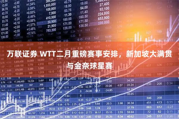 万联证券 WTT二月重磅赛事安排，新加坡大满贯与金奈球星赛