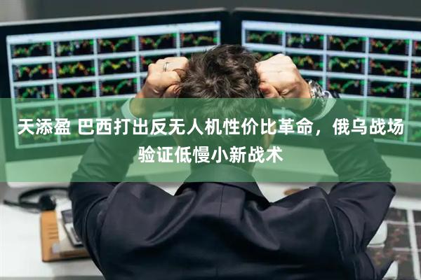天添盈 巴西打出反无人机性价比革命，俄乌战场验证低慢小新战术