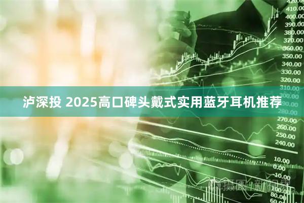 泸深投 2025高口碑头戴式实用蓝牙耳机推荐